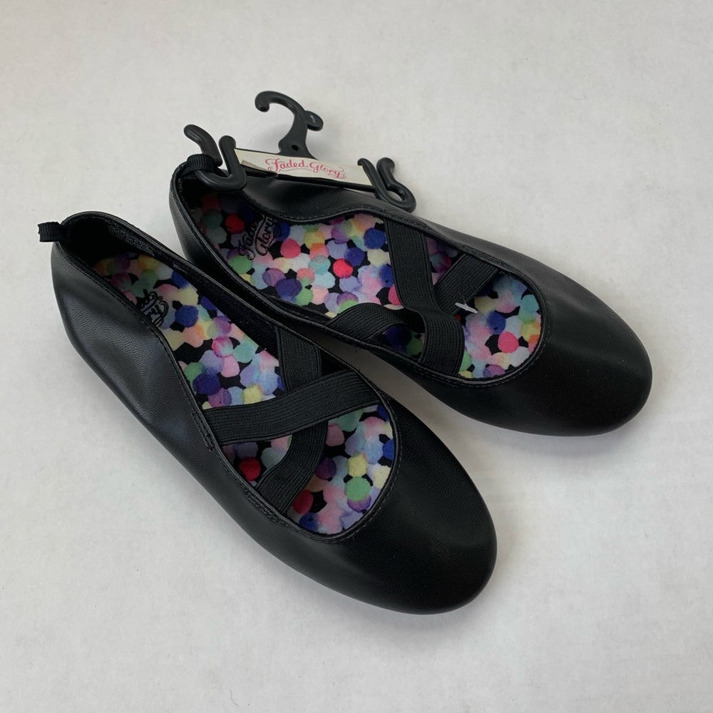 Faded Glory ballet sty slippers